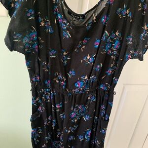Forever 21 Black Floral Dress